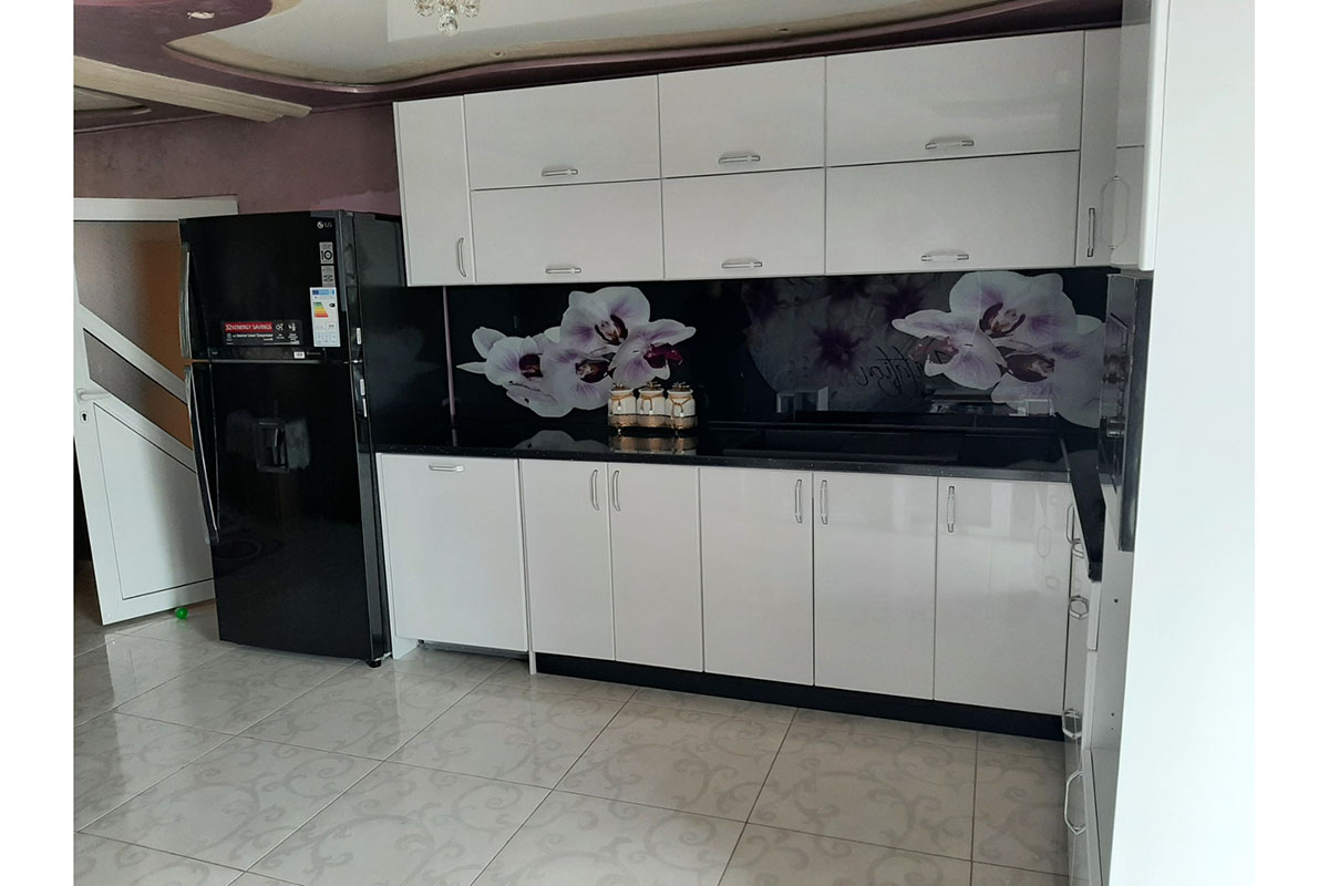 Кухня ъглова с врати гланц ДМ27 - Image 2