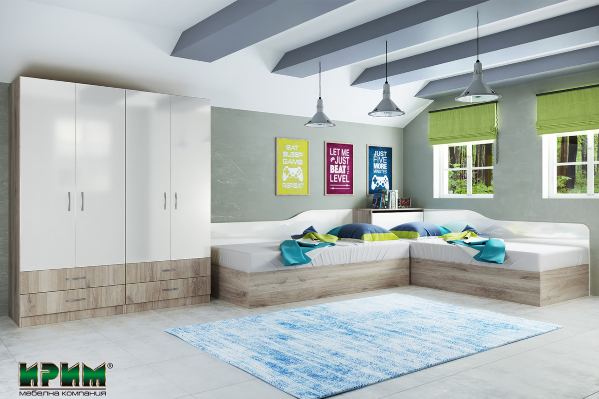 Спален комплект Сити 7082 с матраци - Image 6