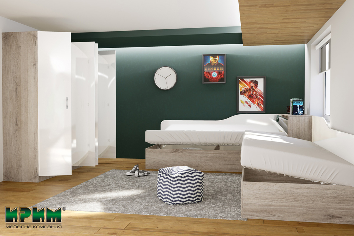 Спален комплект Сити 7084 с матраци - Image 2