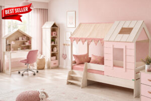 Детско легло къща PINK HOUSE