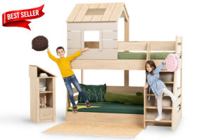 Двуетажно детско легло MY HOUSE, дясно