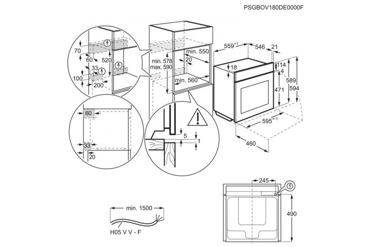 Фурна Electrolux KOD5H70BX - Image 6