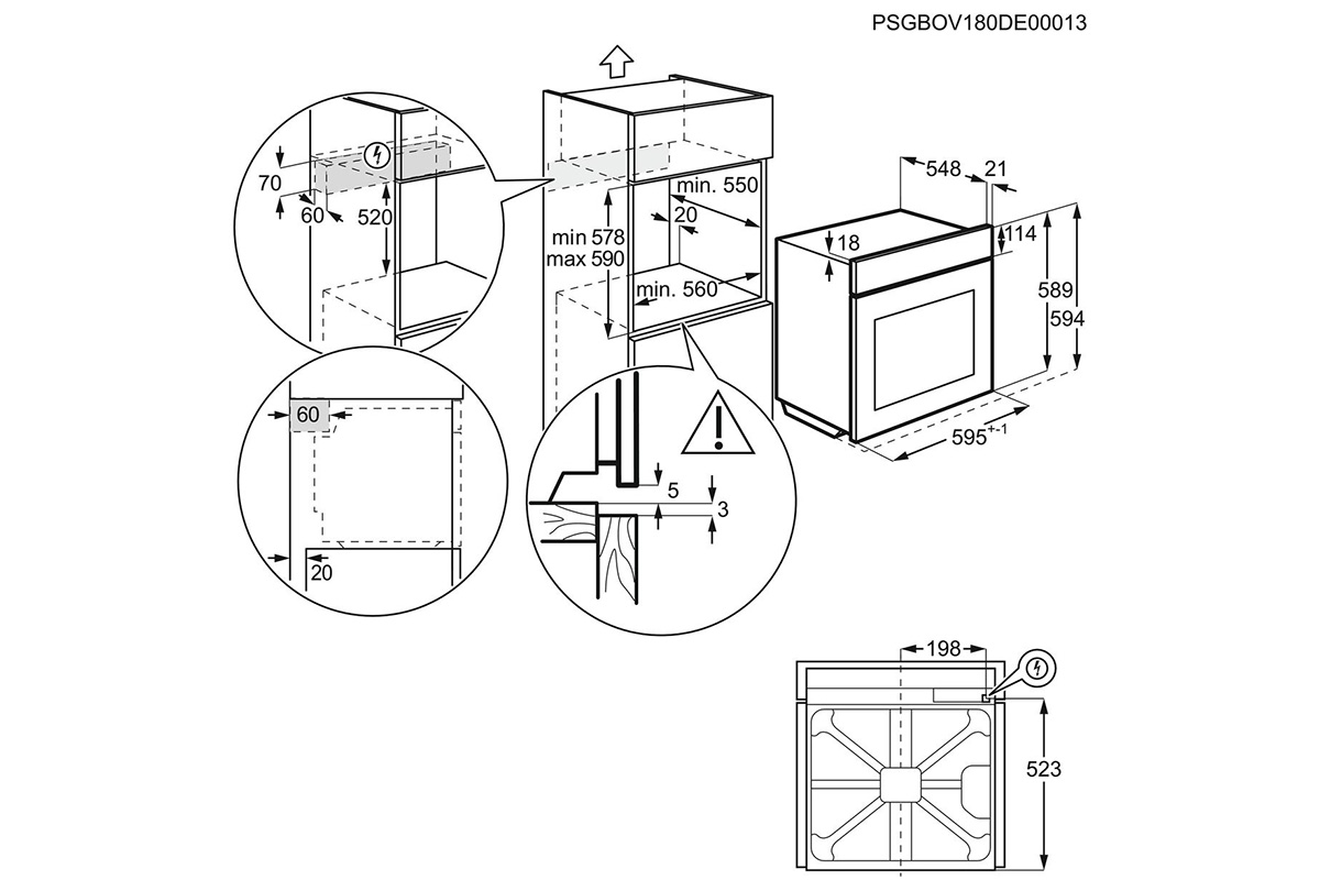 Фурна Electrolux KODDP77WX - Image 4