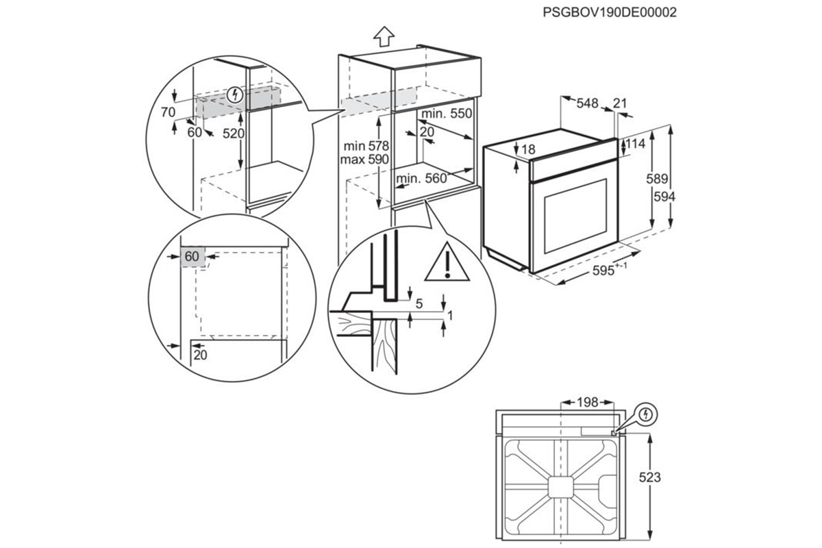 Фурна Electrolux KOFCH36H - Image 5