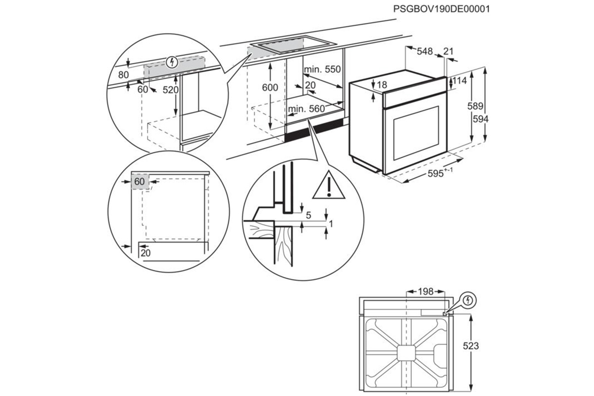 Фурна Electrolux KOFCH36H - Image 4
