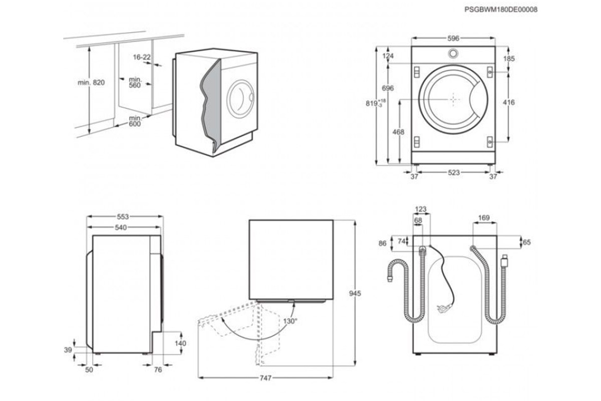Пералня със сушилня AEG L7WBE68SI - Image 4