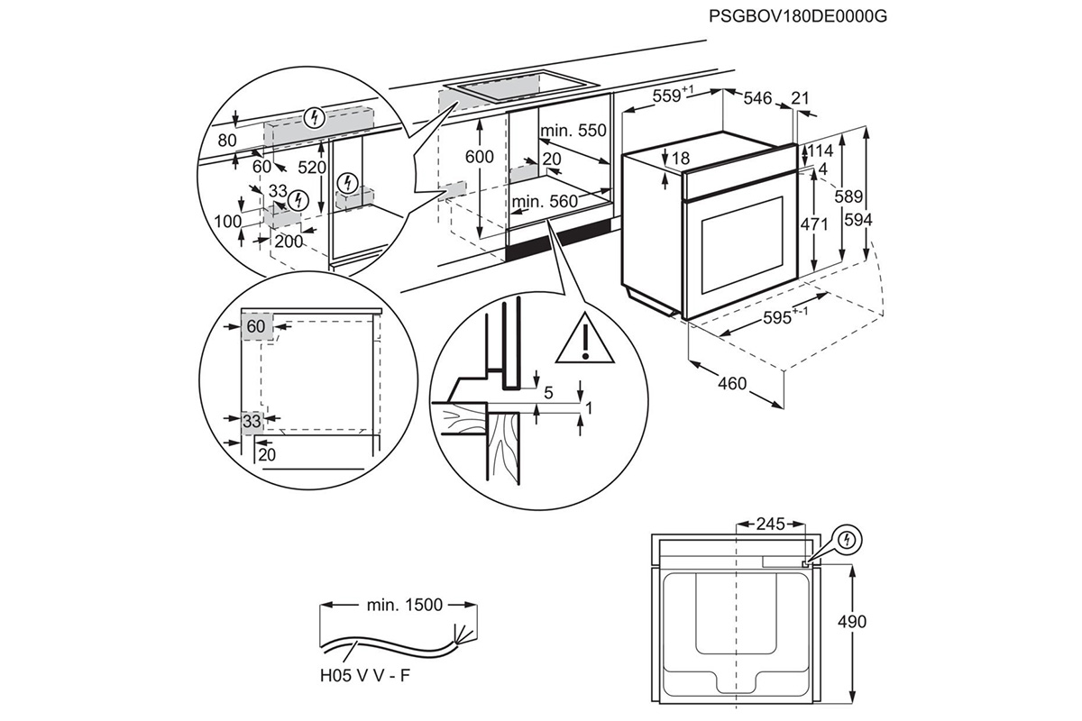 Фурна SurroundCook със SteamBake AEG NBA5P43AK - Image 5